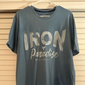 Used Men's XL Under Armour Project Rock t-shirt. Smoke Free home. Worn twice.